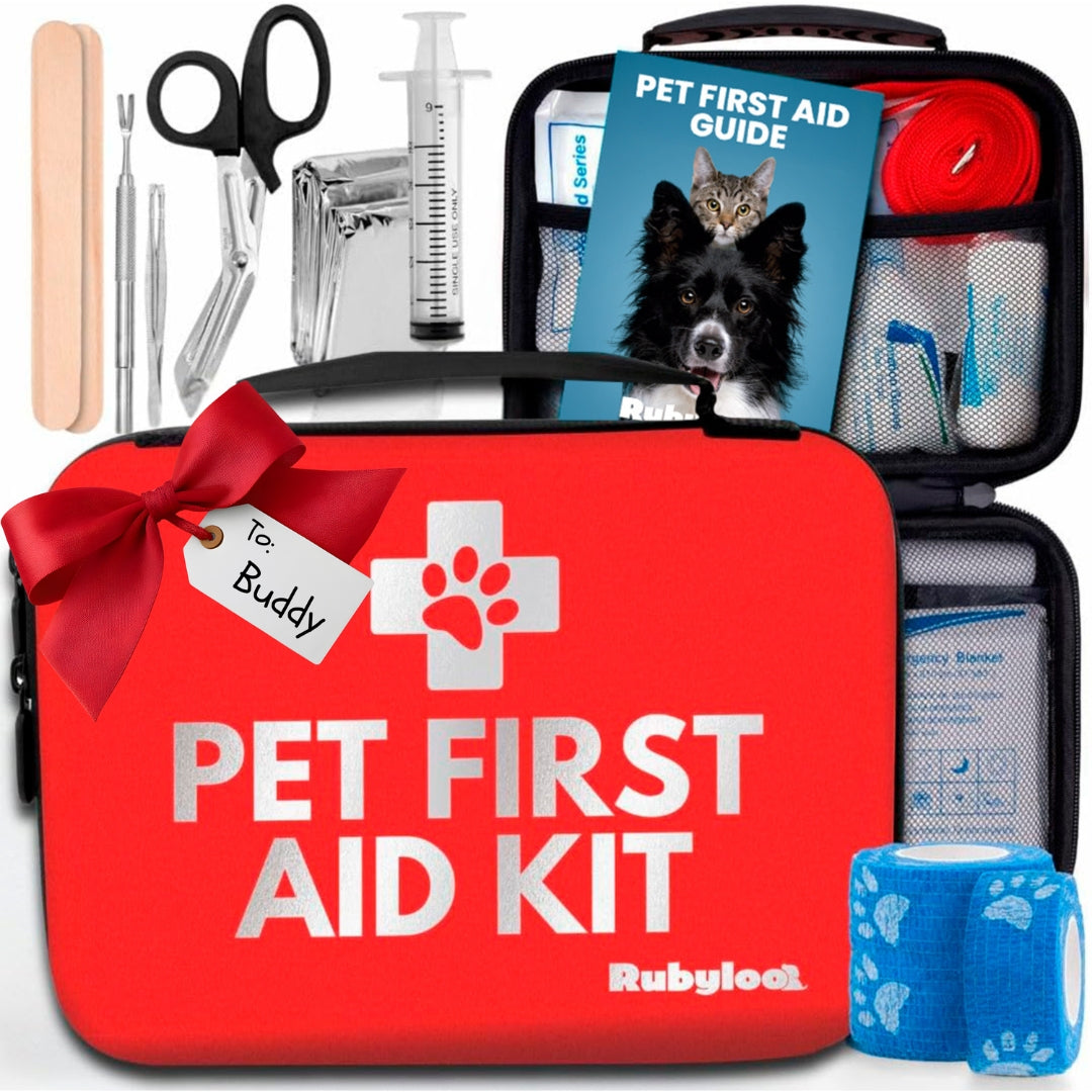Pet First Aid Kit for Dogs & Cats with Vet-Approved Essentials